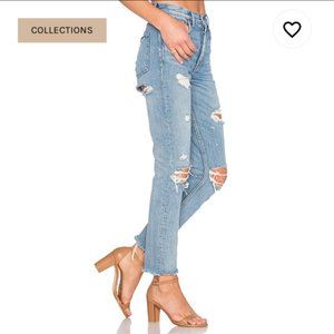 Karolina High-Rise Skinny Jean with Butt Slit